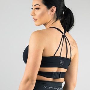 Alphalete Wraparound Sports Bra XS black